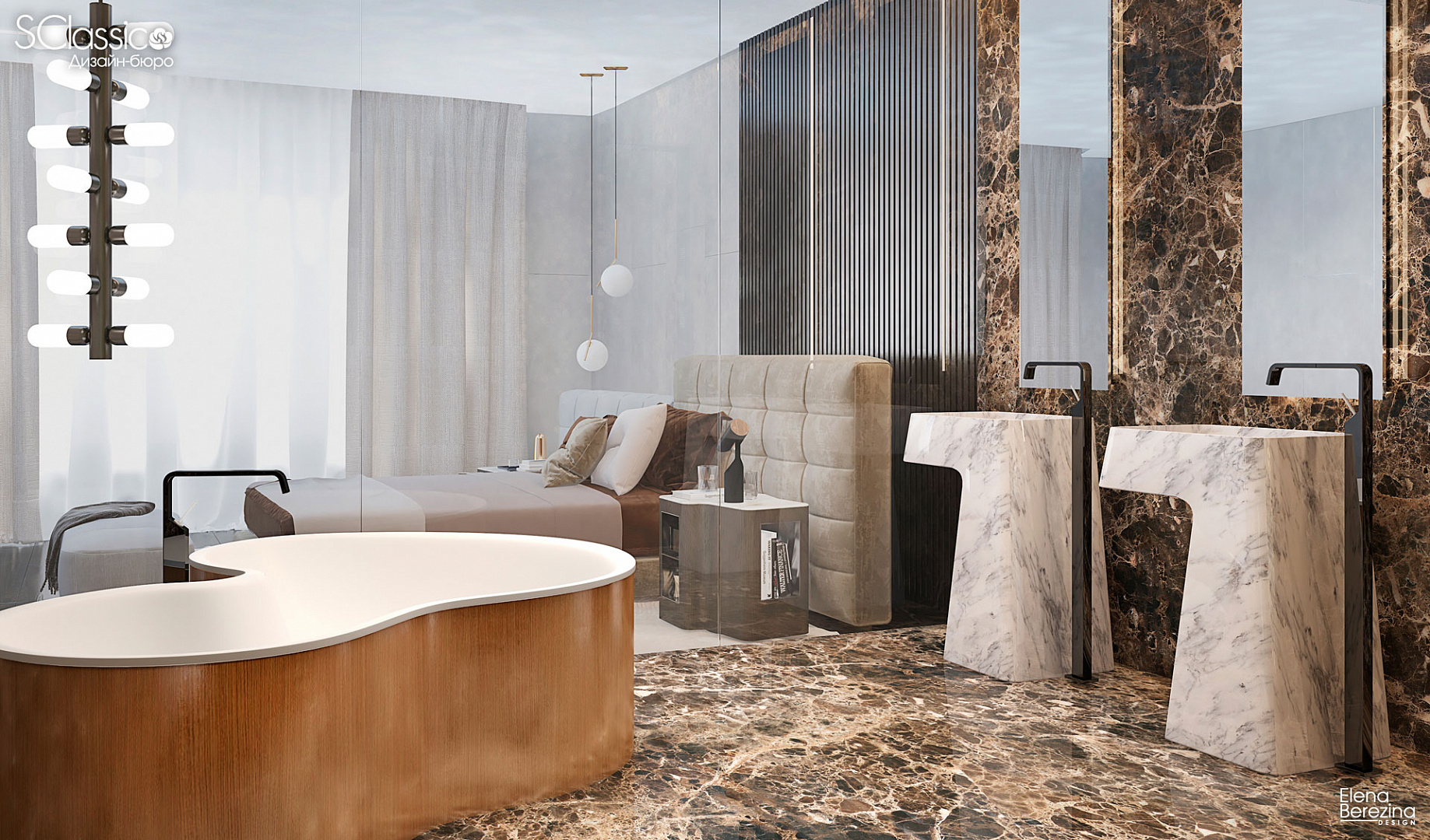 Ванная из проекта - Коньяк на меду