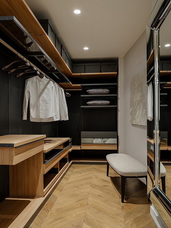 Гардеробная из проекта - CLOUD NINE