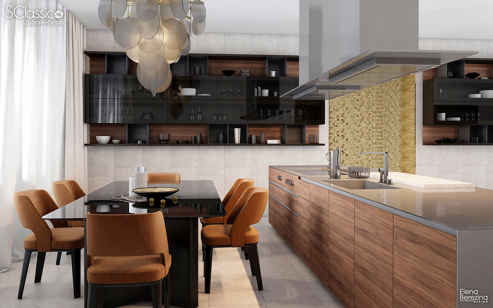 Кухня из проекта - Коньяк на меду