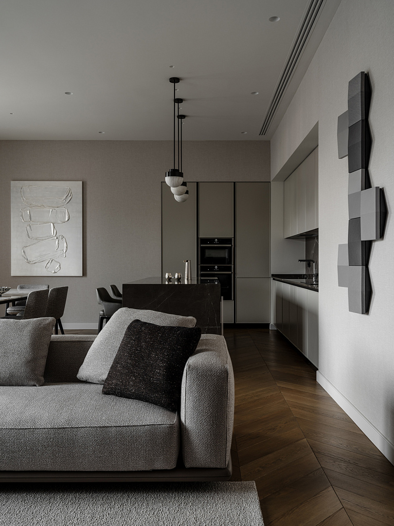 Кухня-Гостиная из проекта - CLOUD NINE