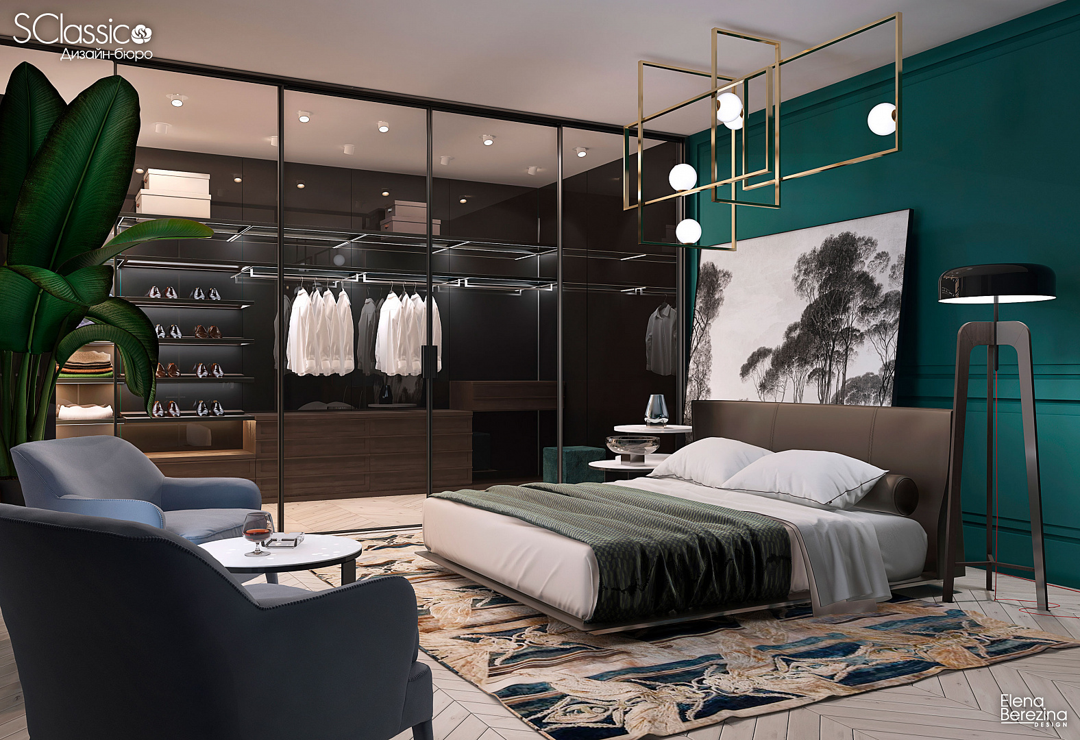 Спальня из проекта - Мятный вкус